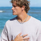 THICK MEN'S STAINLESS STEEL ROPE BRACELET - HOLOKAI