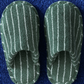 THIN STRIPED HOUSE SLIPPERS