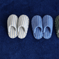 THIN STRIPED HOUSE SLIPPERS