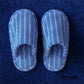 THIN STRIPED HOUSE SLIPPERS