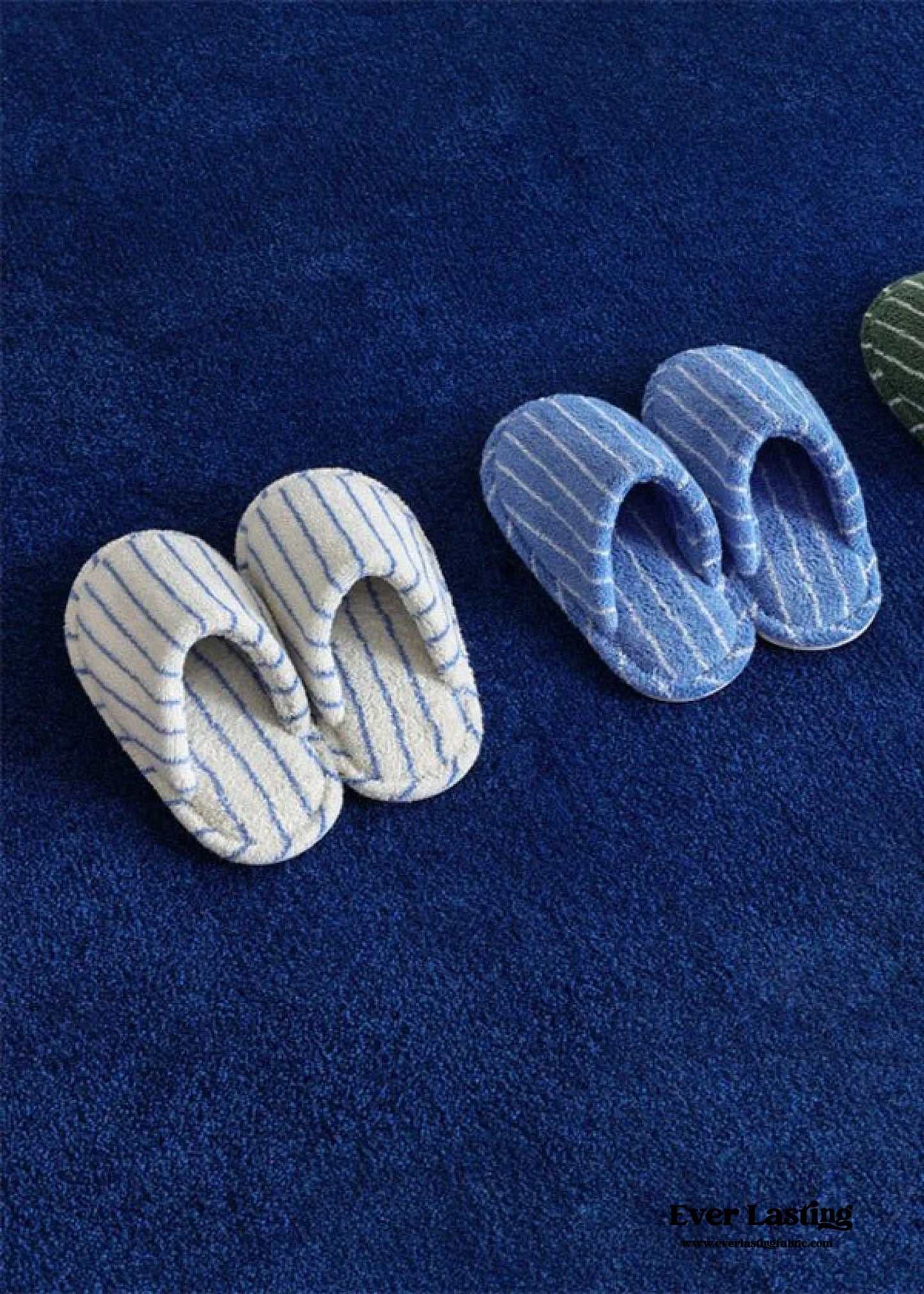THIN STRIPED HOUSE SLIPPERS