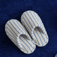 THIN STRIPED HOUSE SLIPPERS