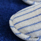 THIN STRIPED HOUSE SLIPPERS / WHITE