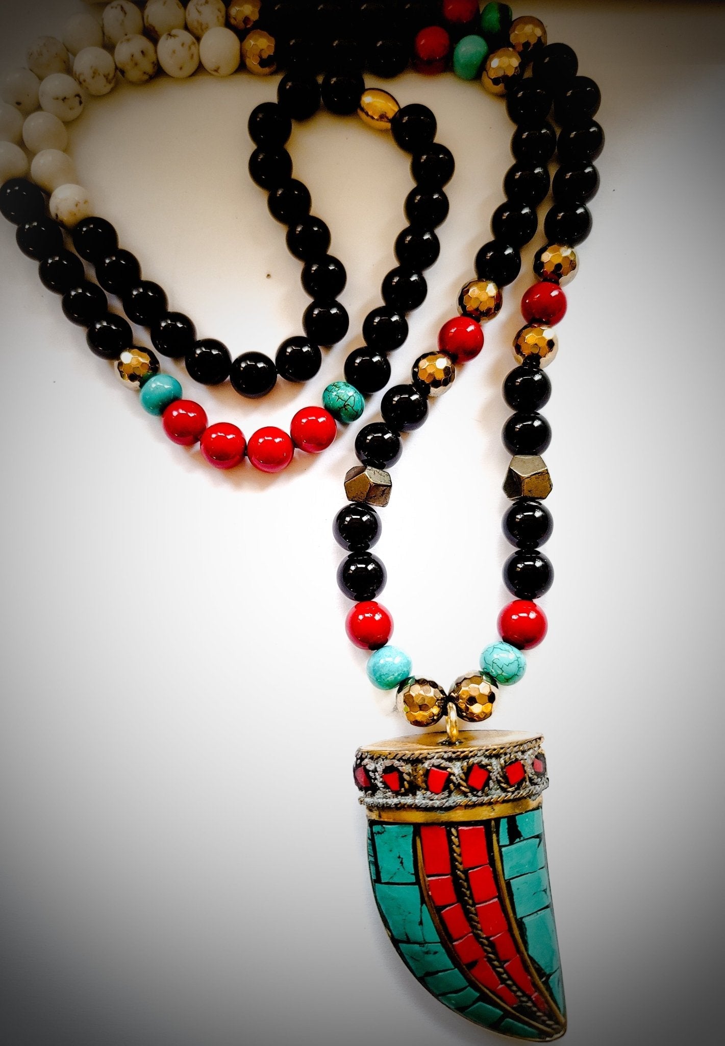 TIBETAN STATEMENT NECKLACE