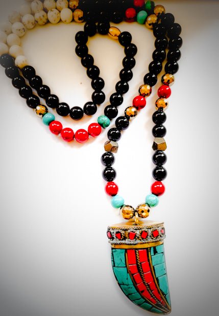 TIBETAN STATEMENT NECKLACE
