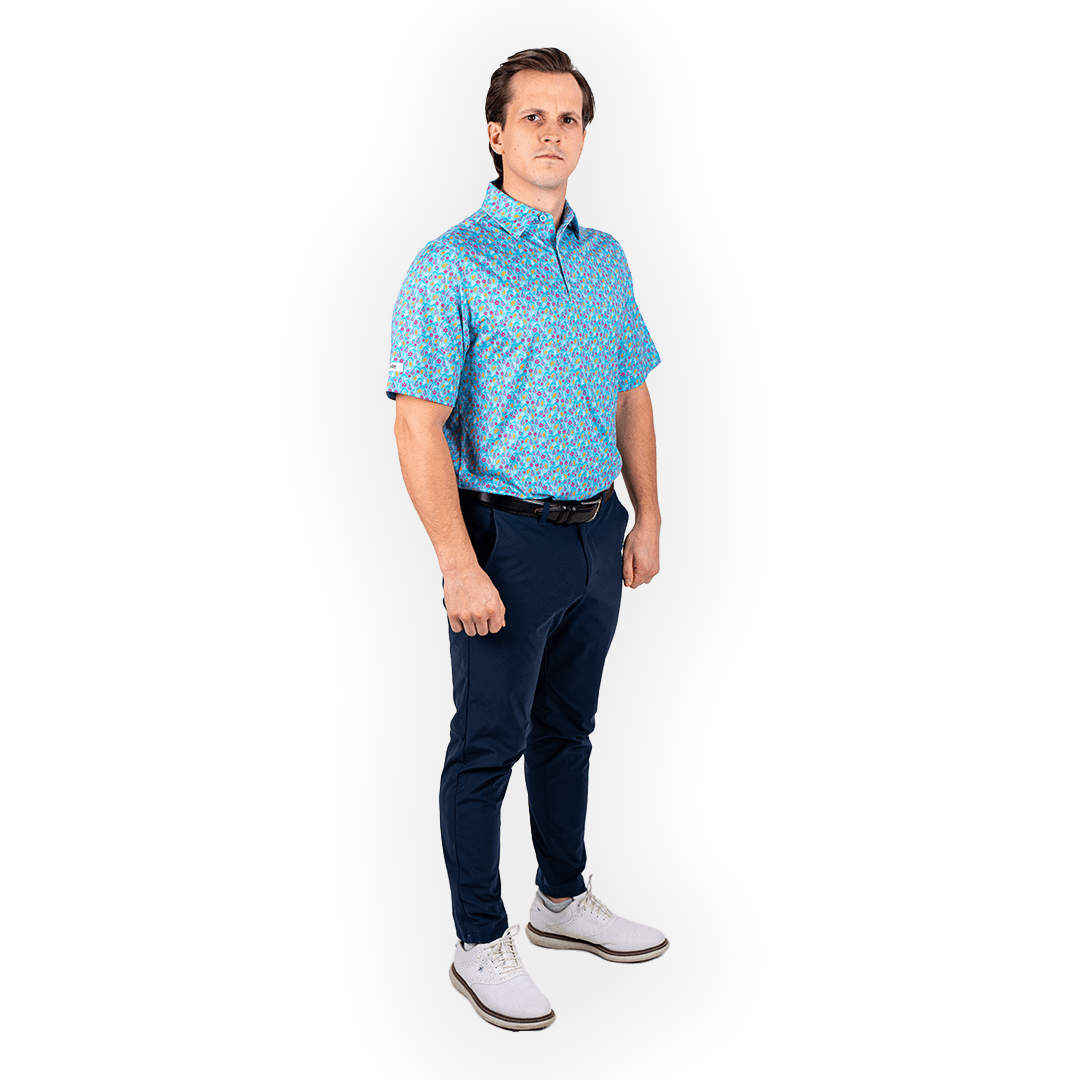 TIME TO PAR/TEE MEN'S POLO