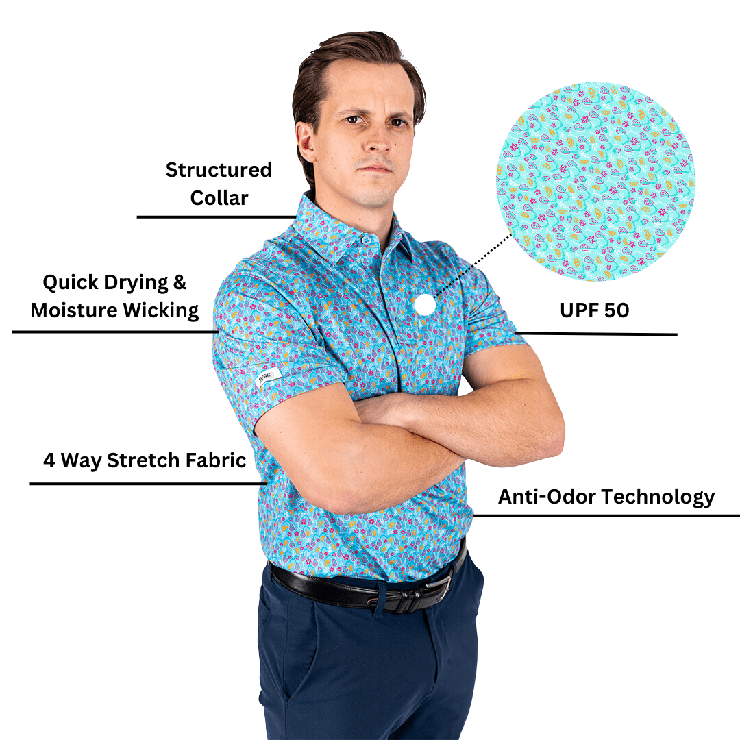 TIME TO PAR/TEE MEN'S POLO