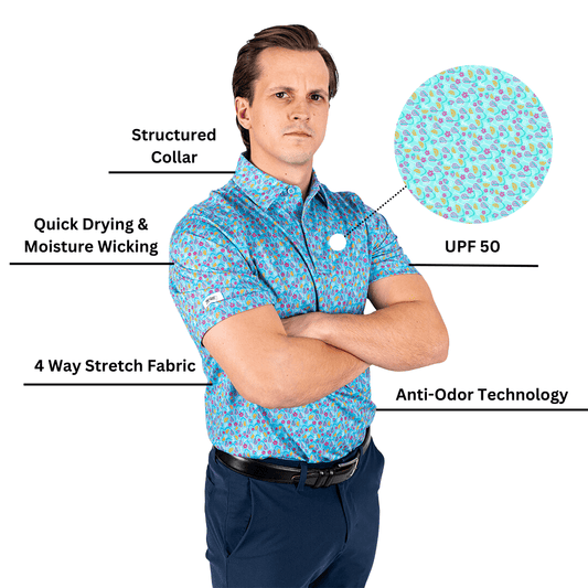 TIME TO PAR/TEE MEN'S POLO