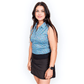 TIME TO PAR/TEE WOMEN'S POLO (SLEEVELESS)
