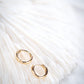 TINY GOLD HUGGIE HOOP EARRINGS - AUILI'I