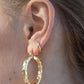 TINY GOLD HUGGIE HOOP EARRINGS - AUILI'I