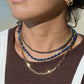 TINY LAPIS LAZULI CHOKER NECKLACE - KALILINOE
