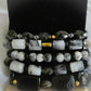 TOURMALINE QUARTZ AND BLACK ONYX BRACELET