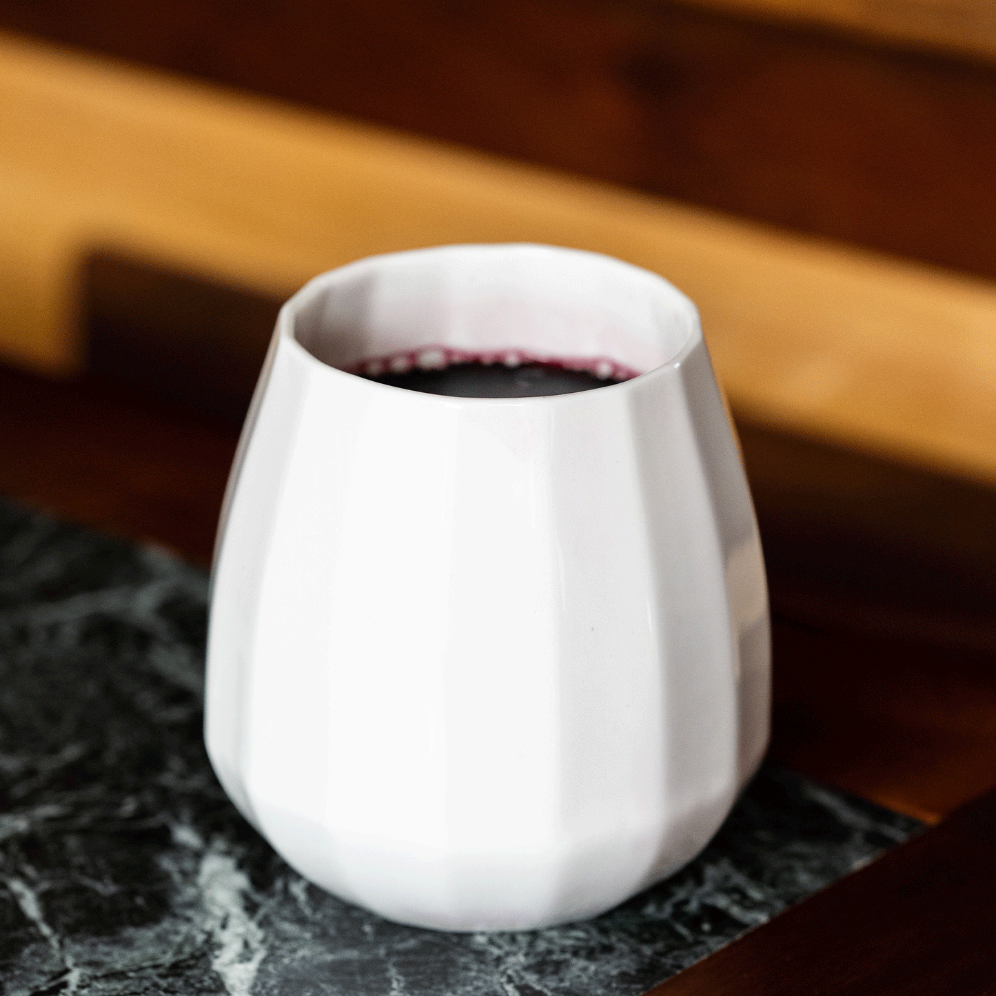 TRANSLUCENT PORCELAIN WINE GLASS