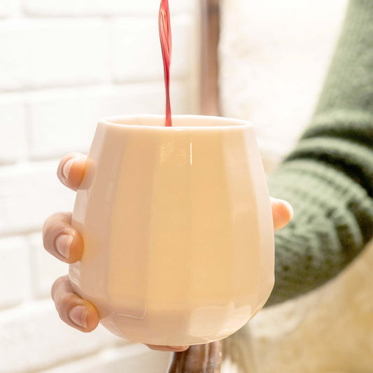 TRANSLUCENT PORCELAIN WINE GLASS