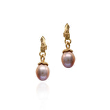 TREASURY EARRINGS WITH SPICE PEARLS