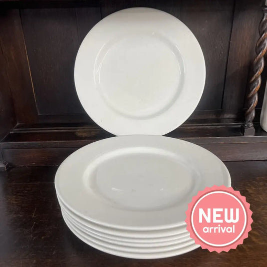 Tuxton Restaurant Dinner Plates Set Of 7 Used Kitchenware