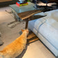 C-SHAPED LUXURY RESIN END / SIDE TABLE - UNIQUE GIFT IDEA
