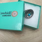 Western Concho and Faux Turquoise Stretch Ring - Statement Size