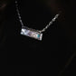 Western Faux Tooled Bar Necklace with Faux Turquoise - 18 inch + 3