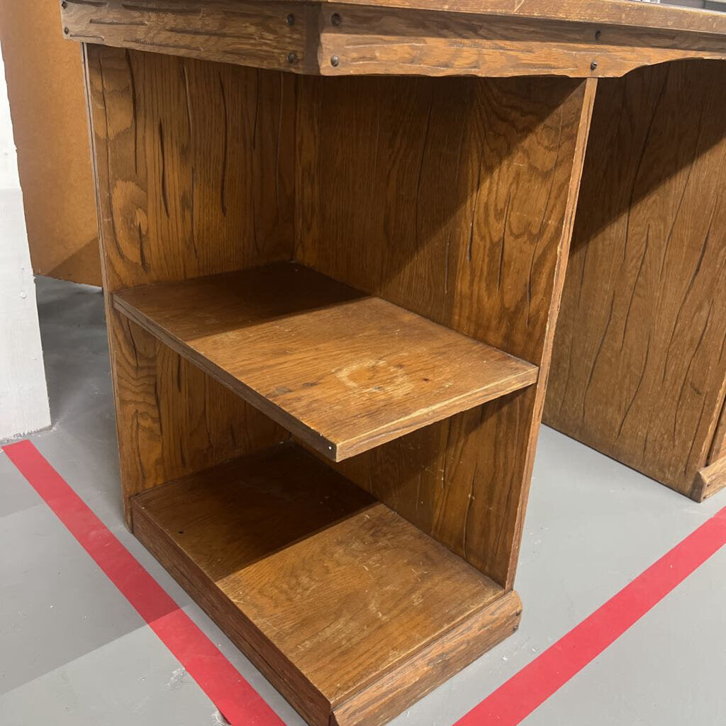 WOOD DESK-Thriftique Marketplace