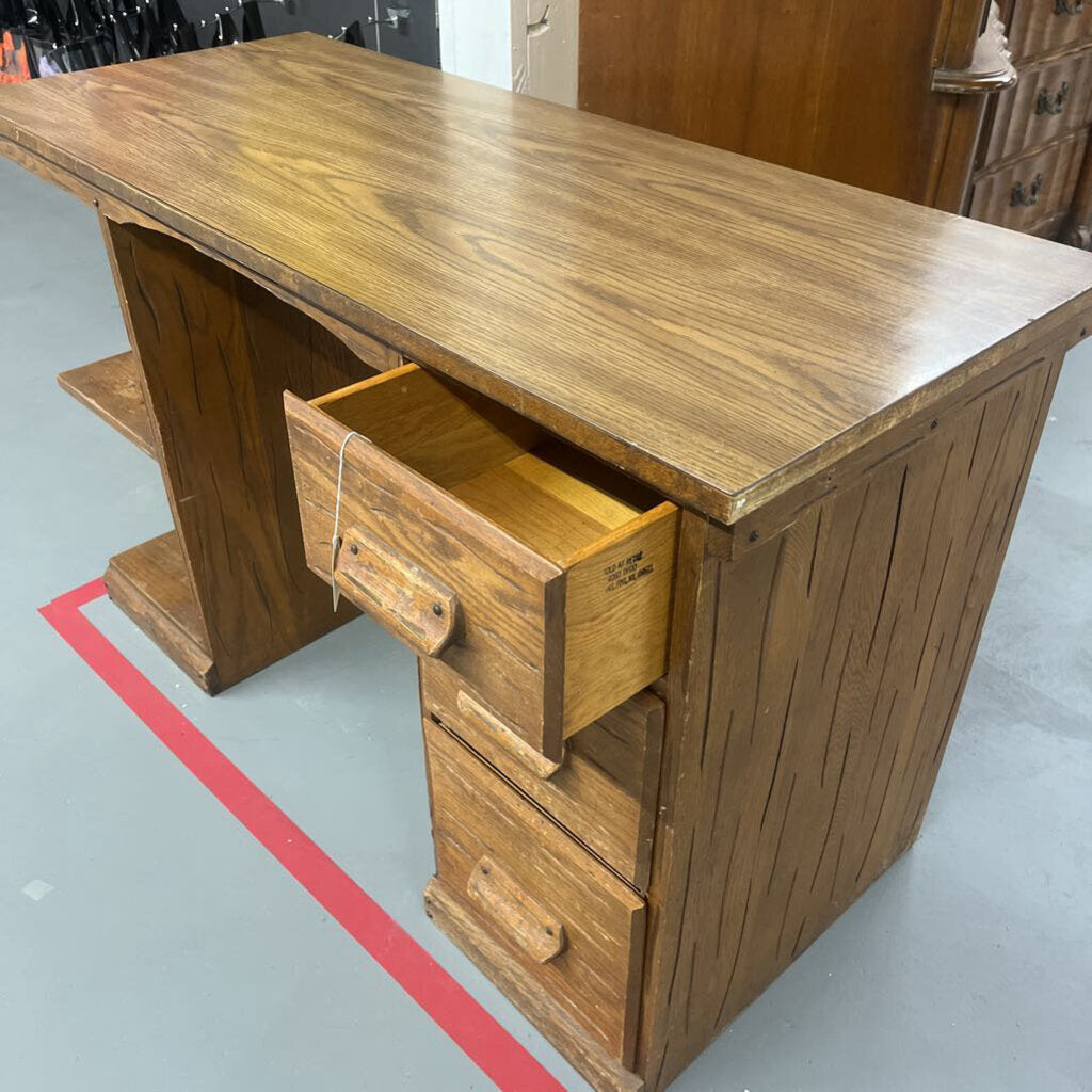 WOOD DESK-Thriftique Marketplace