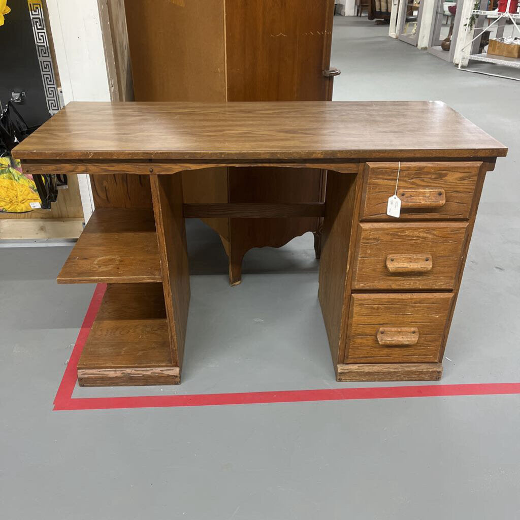 WOOD DESK-Thriftique Marketplace